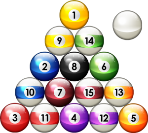 Billiard balls PNG-85038